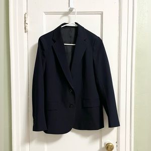 LAST CHANCE Like New Uniqlo Navy Oversized Blazer XXS XS (deleting soon)